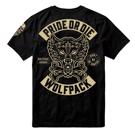 PRiDEorDiE wolfpack T-Shirt -black